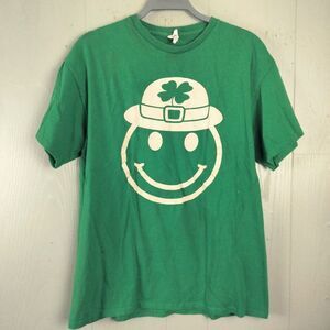 Vintage St‎ Patricks Day Shirt Mens Large Green Leprechaun Y2K Preshrunk 2000s